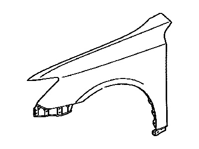 Lexus 53812-33180 Panel, Front Fender, LH