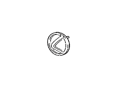 Lexus 53141-48050 Radiator Grille Emblem (Or Front Panel)