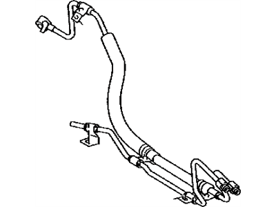 Lexus 44410-48121 Power Steering Pressure Feed Tube Assembly