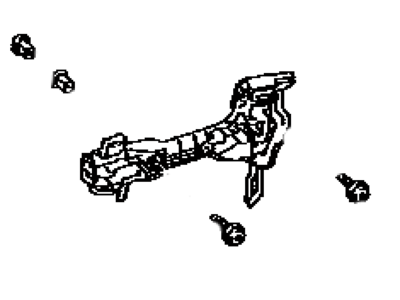 Lexus 69204-30072 Frame Sub-Assembly, Rear Door