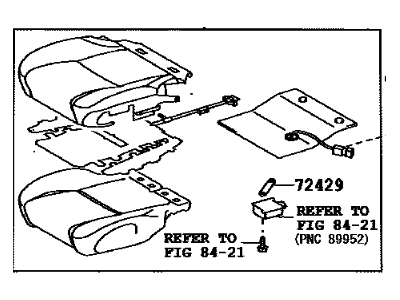 Lexus 71001-53Y90-B2 Seat Set