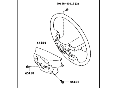 Lexus 45100-53300-C0 Steering Wheel Assembly