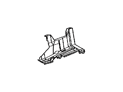 Lexus 58226-53010 Plate, Air Guide, Outside RH