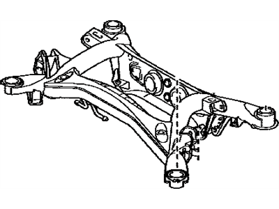 Lexus 51206-30080 Member Sub-Assy, Rear Suspension