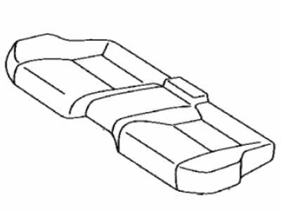 Lexus 71075-53260-B5 Rear Seat Back Cover (For Bench Type)