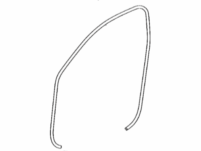Lexus 62311-53030 Weatherstrip, Front Door Opening Trim, RH