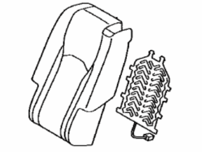 Lexus 71078-48F80-A4 Rear Seat Cover Sub-Assembly