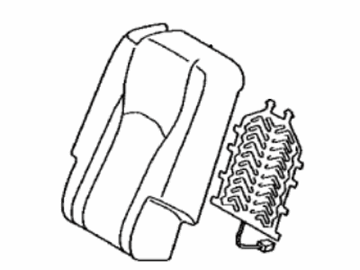 Lexus 71077-48G70-A3 Rear Seat Cover Sub-Assembly