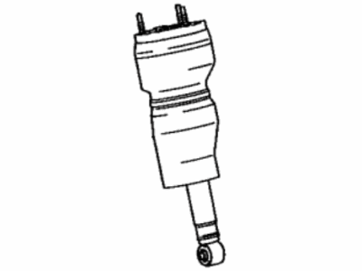 Lexus 48090-50070 Cylinder Assy, Pneumatic, Rear LH W/Shock Absorber
