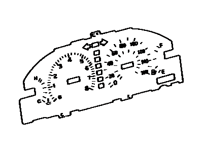 Lexus 83131-50850 Dial, SPEEDOMETER