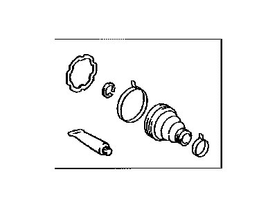 Lexus 04437-50014 Boot Kit, Front Drive Shaft