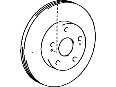 Lexus 43512-50060 Disc, Front