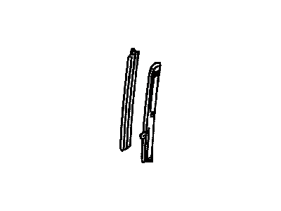 Lexus 67485-50020 Weatherstrip, Front Door Glass Guide, No.1