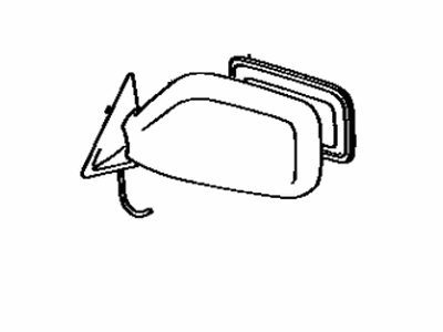 Lexus 87940-50011-03 Mirror Assy, Outer Rear View, LH