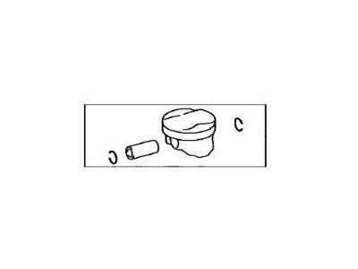 Lexus 13101-25050 PISTON SUB-ASSY, W/P