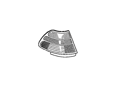 Lexus 81551-50100 Lens, Rear Combination Lamp, RH