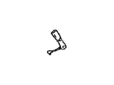 Lexus 73230-50102-A0 Belt Assy, Front Seat Inner, LH