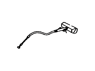 Lexus 46209-50030-B0 Cable Sub-Assy, Parking Brake Release