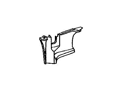 Lexus 51444-50030 Engine Under Cover, Rear Left