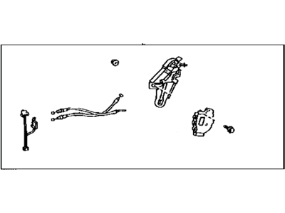 Lexus 69060-50060 Rear Door Motor Lock Assembly, Left
