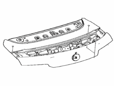 Lexus 64401-11902 Panel Sub-Assembly, Luggage Door