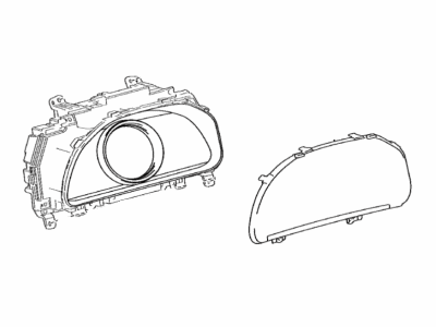 Lexus 83800-11262 METER ASSY, COMBINAT