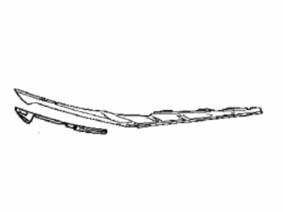 Lexus 75138-11010 COVER, COMBINATION R