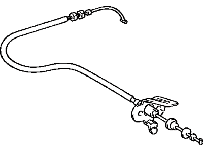 Toyota 78180-33240 Cable Assy, Accelerator Control