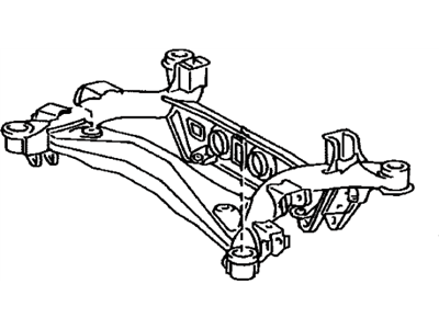 Lexus 51206-30061 Member Sub-Assy, Rear Suspension