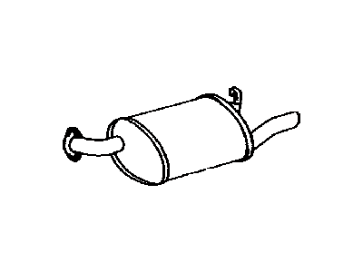 Lexus 17440-46080 Exhaust Tail Pipe Assembly