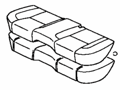 Lexus 71460-3A700-A1 Cushion Assy, Rear Seat (For Bench Type)