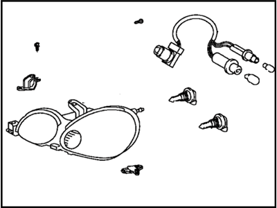 Lexus 81110-3A151 Headlamp Assembly, Right