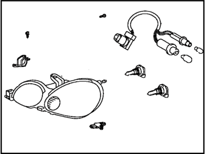 Lexus 81110-3A601 Headlamp Assembly, Right