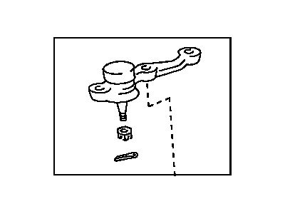 Toyota 43340-39545 Front Upper Left Suspension Ball Joint Assembly