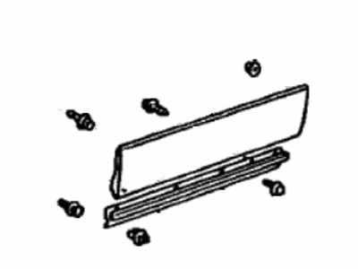 Lexus 75072-30061-B1 Moulding Sub-Assy, Front Door, Outside LH