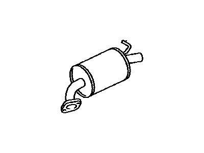 Lexus 17430-20101 Exhaust Tail Pipe Assembly