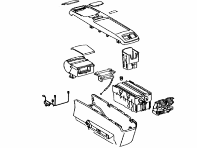 Lexus 58810-48170-B0 Box Assembly, Console