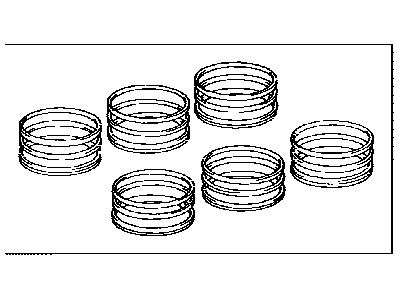 Toyota 13011-20060 Ring Set, Piston