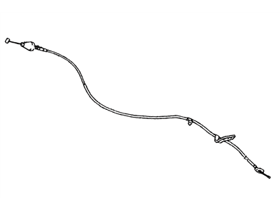 Toyota 46430-48181 Rear Cable