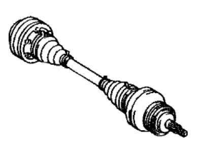 Lexus 42340-50021 Shaft Assy, Rear Drive, LH