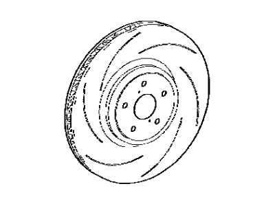 Lexus 43516-0W020 Disc, Front LH