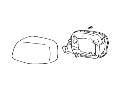 Lexus 87945-50030-A0 Cover, Outer Mirror, LH