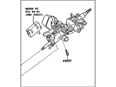 Lexus 45250-30A60 Column Assy, Steering