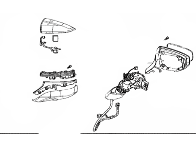 Lexus 8794A-06C30-A0 Cover, Outer Mirror