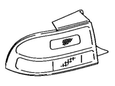 Lexus 81551-30670 Lens, Rear Combination Lamp, RH