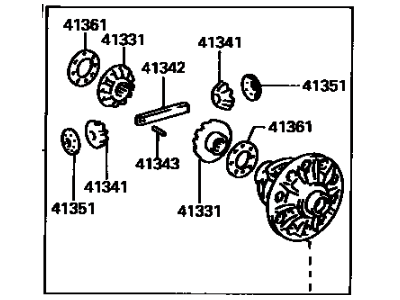 Lexus 41301-24031 Case Sub-Assy, Rear Differential