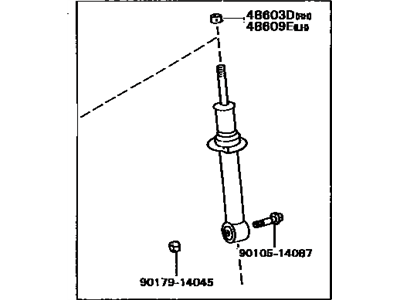 Lexus 48510-80157 ABSORBER Assembly, Shock