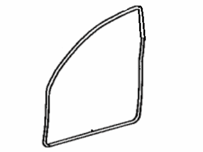 Lexus 62312-30190-E0 Weatherstrip, Front Door Opening Trim, LH