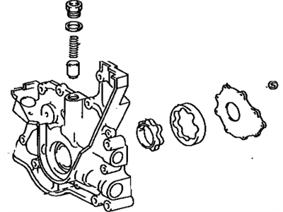 Lexus 15100-46042 Pump Assembly, Oil