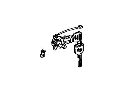 Lexus 69055-30290 Luggage Compartment Lock Cylinder & Key Set